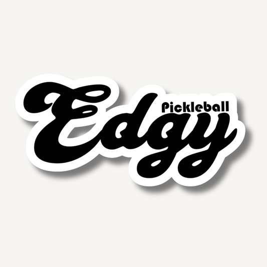 Edgy Pickleball Sticker